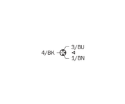 SICK Cable M8 hembra de 3 polos, PVC, 2 m - YF8U13-020VA1XLEAX