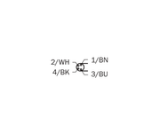 SICK Cable M8 hembra acodado de 4 polos, PUR sin halógenos, 5 m - YG8U14-050UA3XLEAX