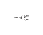 SICK Cable M8 macho de 3 polos, PVC, 5 m - YM8U13-050VA1XLEAX