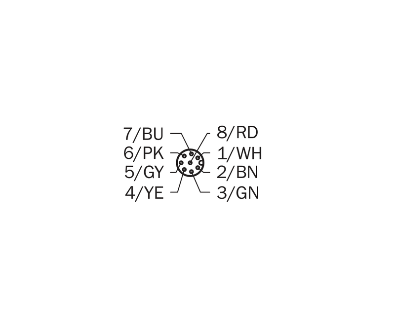 [Klever Portal:7606:3575a01fcfeb] SICK Cable M12 hembra recto de 8 polos, PVC apantallado, 10 m - YF2A28-100VA6XLEAX
