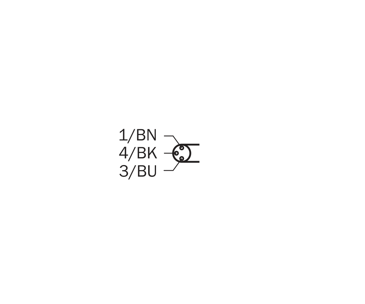 [Klever Portal:7616:8dd6423bac67] SICK Cable M8 hembra acodado de 3 polos, PVC, 1 m - YG8U13-010VA1XLEAX