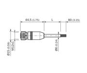 SICK Cable M12 hembra recto de 12 polos, PUR sin halógenos, 10 m - YF2A1B-100UD1XLEAX