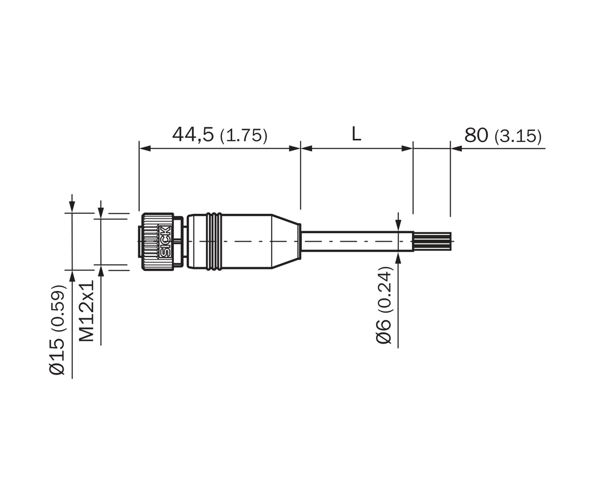 [Klever Portal:7625:b5defc66a89e] SICK Cable M12 hembra recto de 12 polos, PUR sin halógenos, 10 m - YF2A1B-100UD1XLEAX