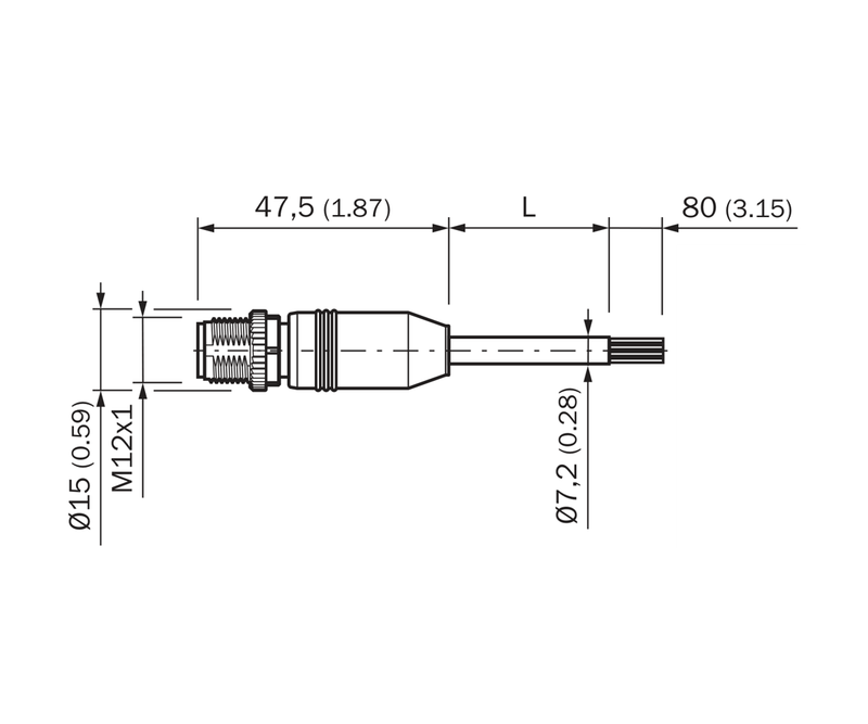 [Klever Portal:7640:e0a3f479cba4] SICK Cable M12 macho recto de 12 polos, PUR sin halógenos, 20 m - YM2A2B-200UD3XLEAX