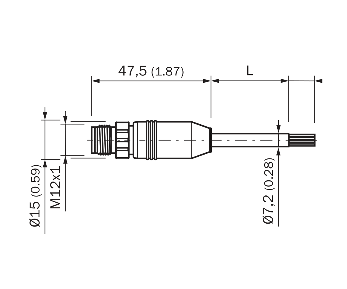 [Klever Portal:7655:626f0a71ceda] SICK Cable M12 macho recto de 12 polos, PUR sin halógenos, 5 m - YM2A6B-050UD3XLEAX