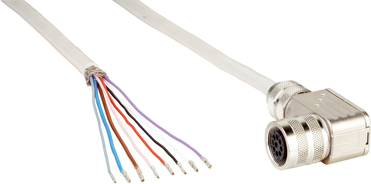 [Klever Portal:7669:4f36ae488c71] SICK Cable M16 hembra acodado de 8 polos, 5 m - YG2Z18-050XXXXLEBX · Imagen principal