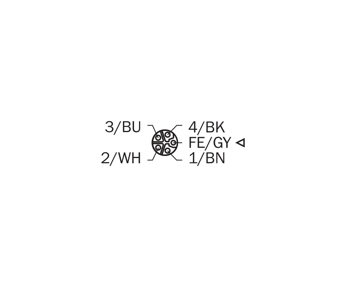 [Klever Portal:7681:c2f46ecdb8be] SICK Cable de alimentación M12 hembra, codificación L, 5 m - YF2L15-050UH1XLEAX
