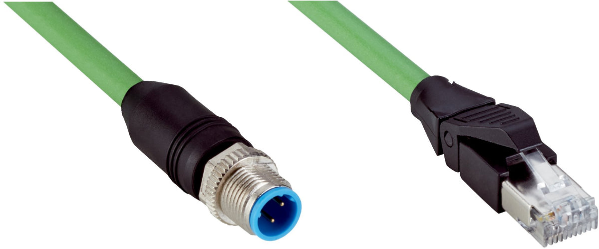 [Klever Portal:7699:09805636dcbc] SICK Cable Ethernet M12 a RJ45, CAT5e, 25 m - YM2D24-250PN1MRJA4 · Imagen principal