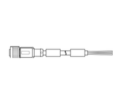 SICK Cable de alimentación M12 hembra, 4 × 0,5 mm², 10 m - YF2A64-100XXXXLEAX