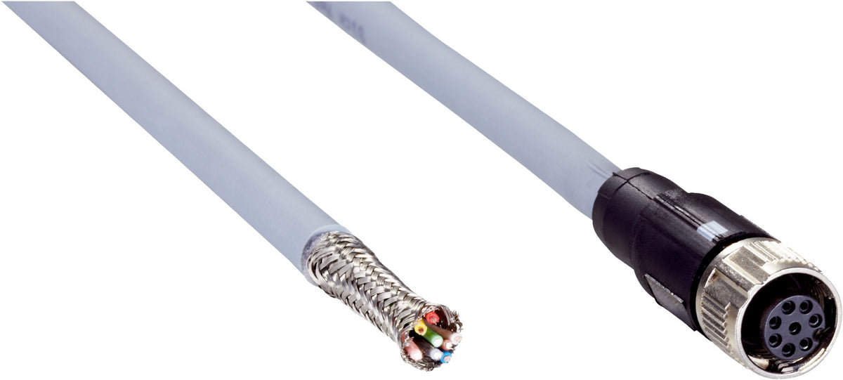 [Klever Portal:7754:9ce737b494ca] SICK Cable M12 hembra de 8 polos para RS-422 / SSI, 20 m - YF2A88-200XXXXLEAX · Imagen principal