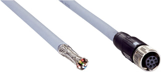SICK Cable M12 hembra de 8 polos para RS-422 / SSI, 20 m - YF2A88-200XXXXLEAX