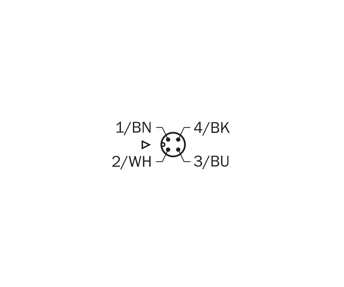 [Klever Portal:7777:121be1ce6536] SICK Cable sensor/actuador M8 hembra a M12 macho, 0,6 m - YF8U14-C60VA3M2A14