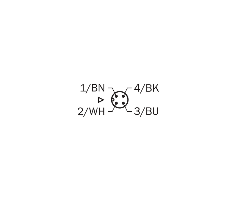 [Klever Portal:7777:121be1ce6536] SICK Cable sensor/actuador M8 hembra a M12 macho, 0,6 m - YF8U14-C60VA3M2A14