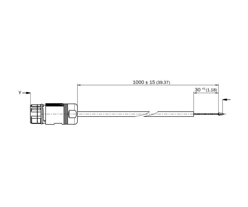 [Klever Portal:7805:d17444121beb] SICK Cable adaptador HIPERFACE JST a M23, 1 m - DSL-2317-G01MJB6