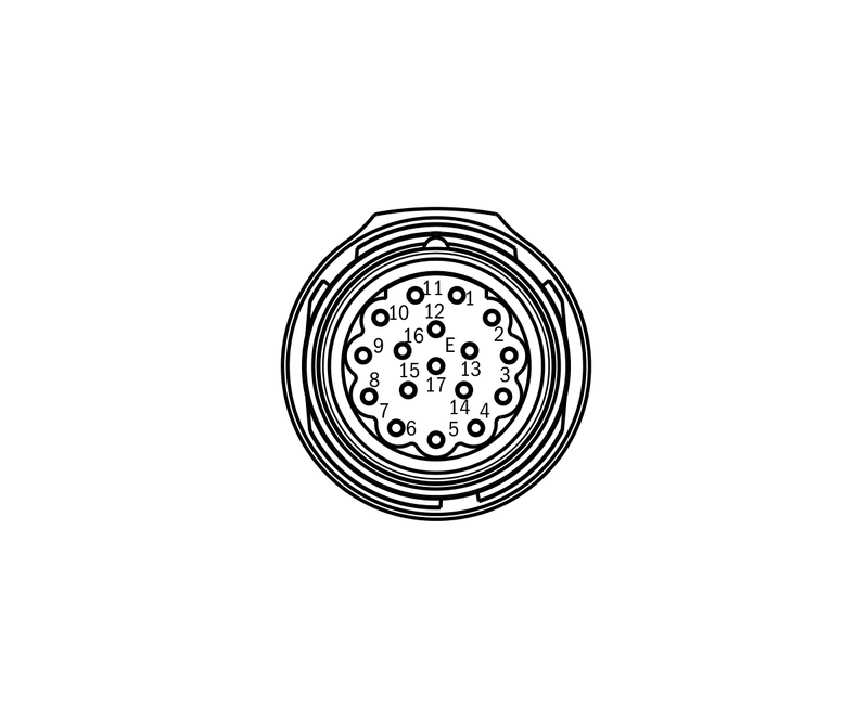 [Klever Portal:7812:a5bec94d2461] SICK Cable adaptador incremental de caja de bornes a M23, 1 m - DSL-2317-G01MJC7