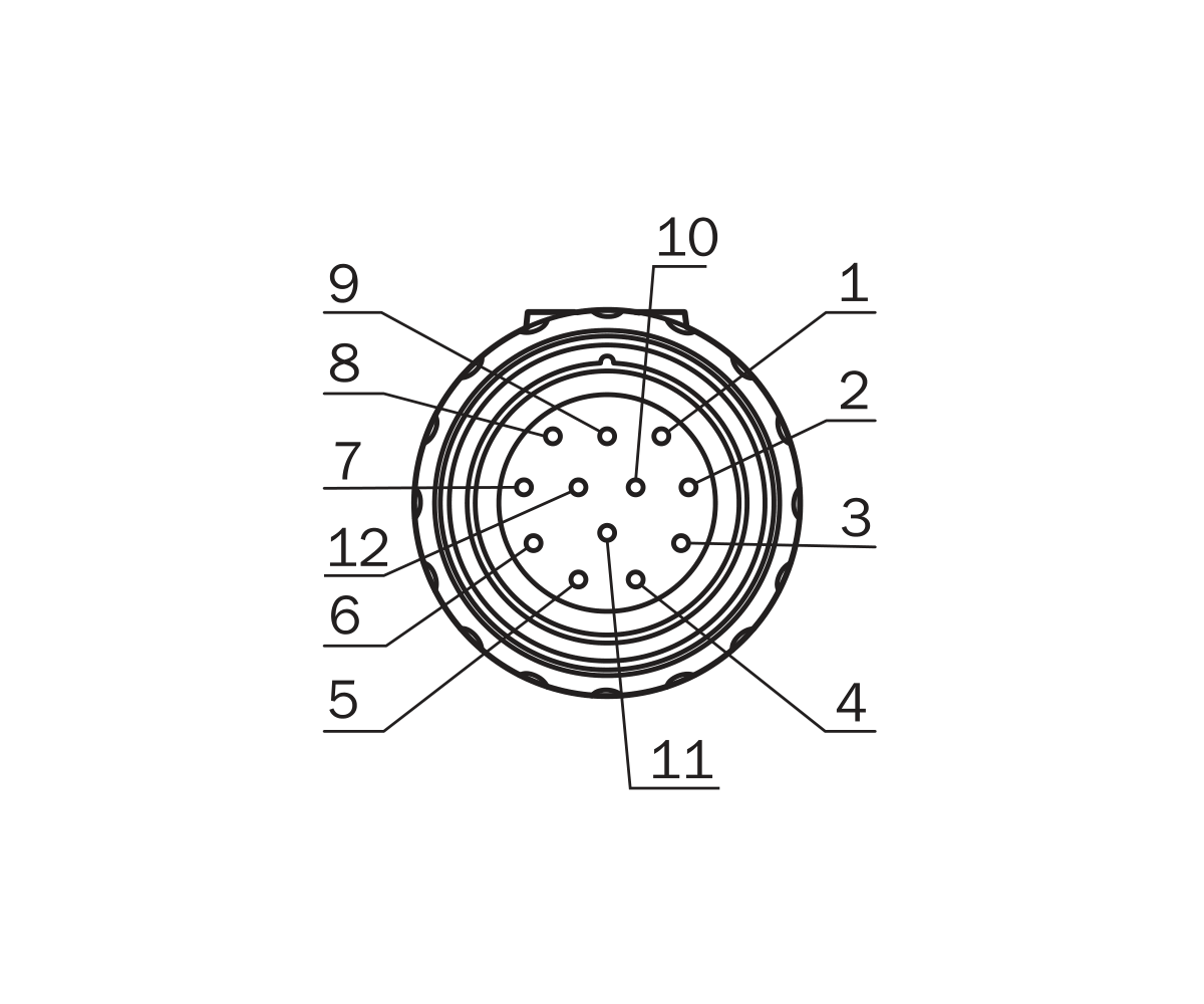 [Klever Portal:7831:3f4b1fa7c722] SICK Cable incremental M23 hembra de 12 polos, 1,5 m - DOL-2312-G1M5MA3