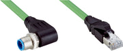 SICK Cable Ethernet M12 acodado a RJ45, CAT5e, 20 m - YN2D24-200PN1MRJA4