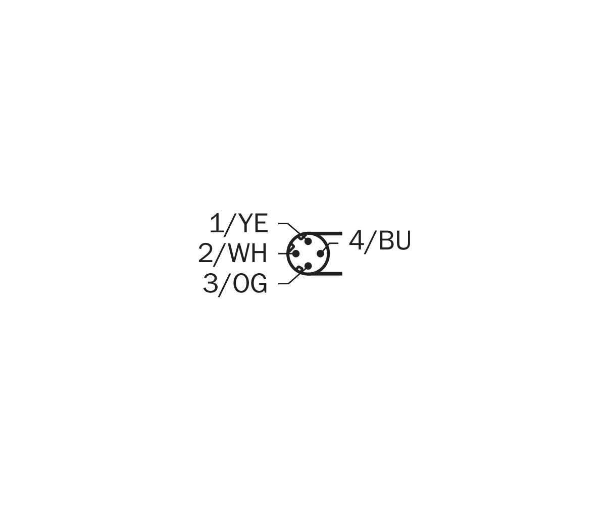 [Klever Portal:7851:219695c8e321] SICK Cable Ethernet M12 acodado a RJ45, CAT5e, 20 m - YN2D24-200PN1MRJA4