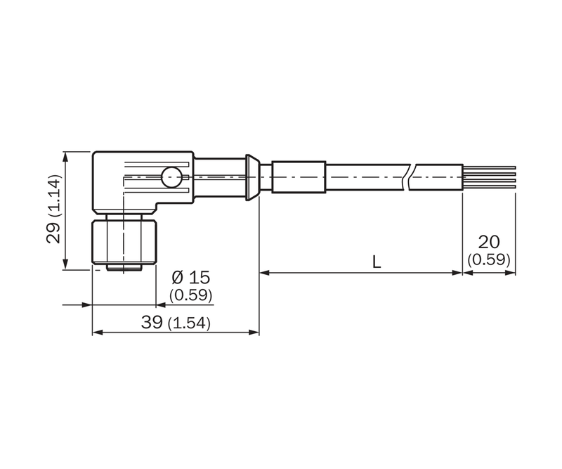 [Klever Portal:7875:a40ce9a016b9] SICK Cable M12 acodado para entornos higiénicos, 5 m - YG2AP4-050VB3XLEAX