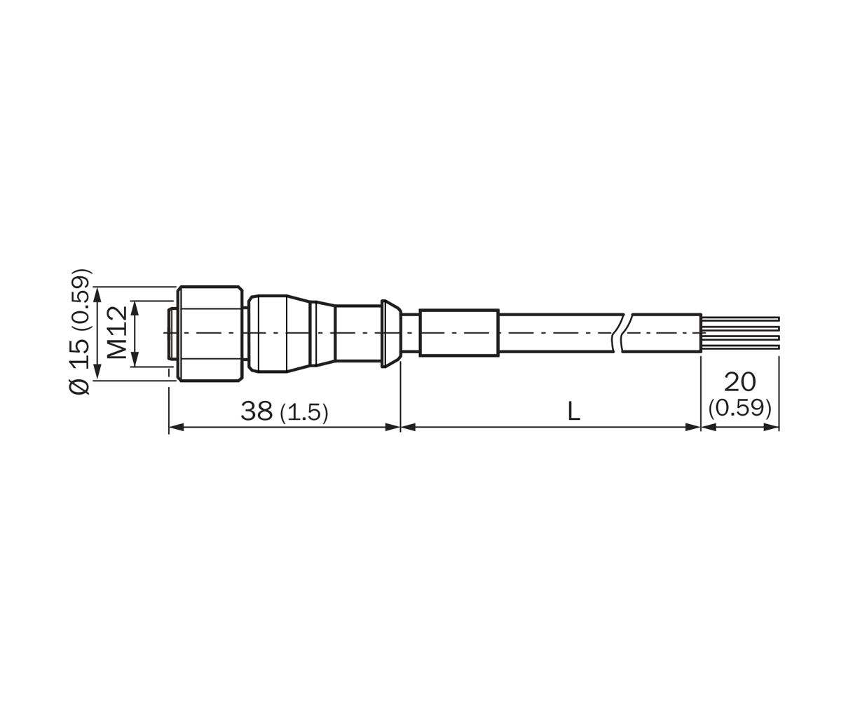 [Klever Portal:7890:3f387671fc8e] SICK Cable M12 recto para entornos higiénicos, 5 m - YF2AP5-050VB5XLEAX