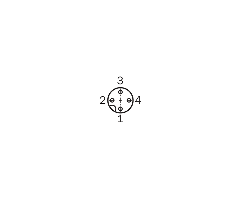 [Klever Portal:7896:9f45431490a4] SICK Cable M12 acodado con LED PNP para entornos higiénicos, 10 m - YI2AP4-100VB3XLEAX