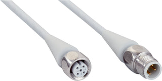SICK Cable M12 hembra-macho de PP para entornos higiénicos, 5 m - DSL-1204-G05MRN