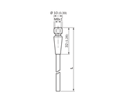 SICK Cable M8 hembra de PP para entornos higiénicos, 5 m - DOL-0803-G05MRN