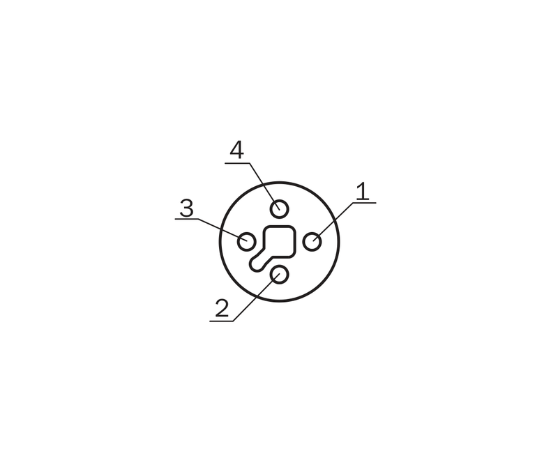 [Klever Portal:7925:b9765e82c8fd] SICK Cable de alimentación M12 T, 12 A, 1,5 m - DOL-1204-G1M5C