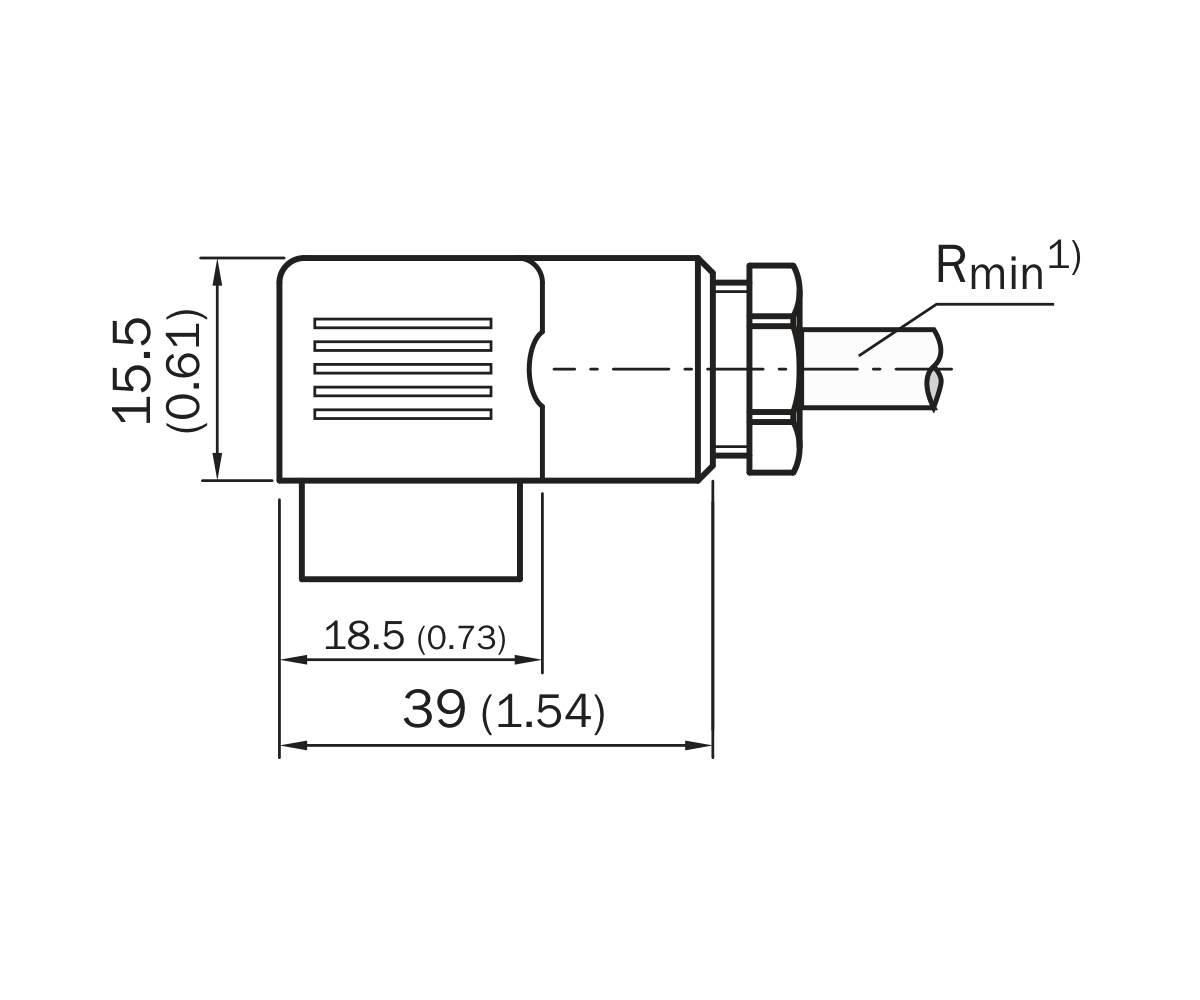 [Klever Portal:7956:d536b9872d94] SICK Cable acodado de 6 polos AC/UC, 5,5 m - DOL-1406-W05M5