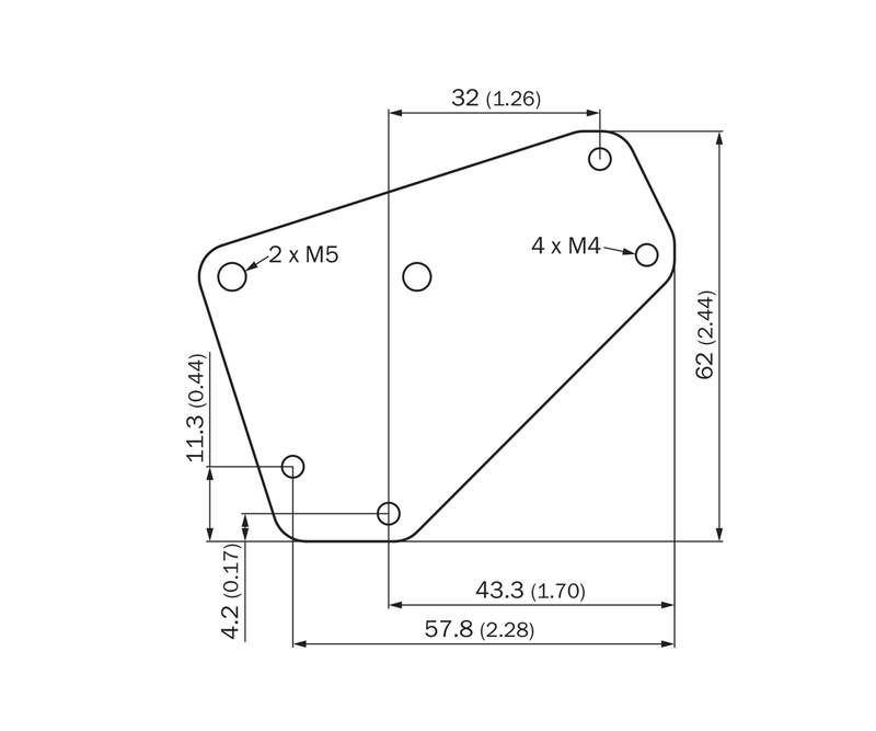 [Klever Portal:8025:e6f9871a5e8c] SICK Placa adaptadora para KT5 / KT6 a KTS - BEF-AP-KTS