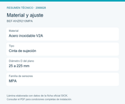 SICK Cinta de sujeción para sensores MPA - BEF-KHZR210MPA