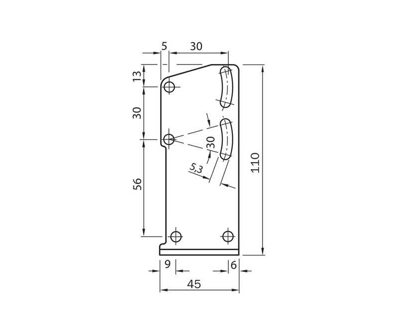 [Klever Portal:8080:a6e3f85826c5] SICK Escuadra de fijación grande para W24-2 - BEF-WG-W24