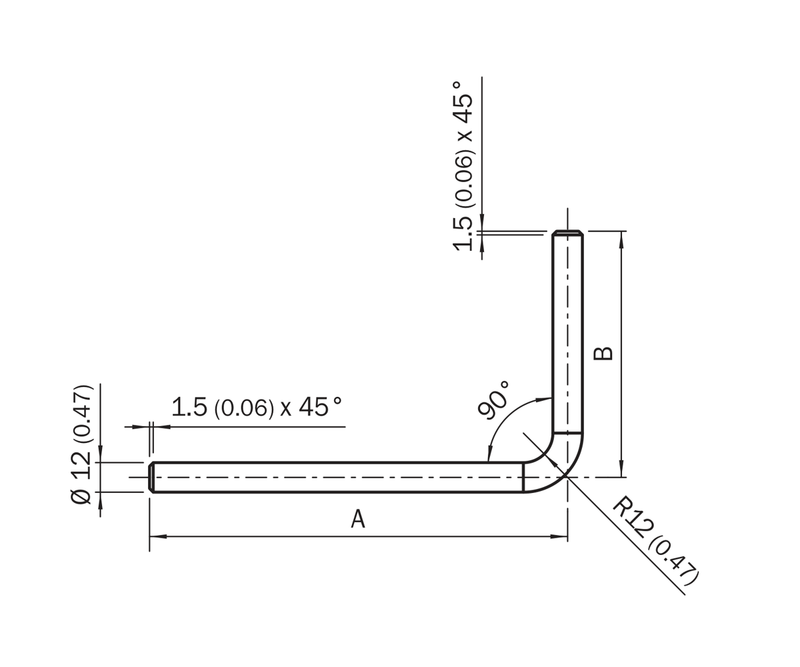 [Klever Portal:8085:3c07ad06e50f] SICK Barra de montaje en L, 50 × 170 mm - BEF-MS12L-S01
