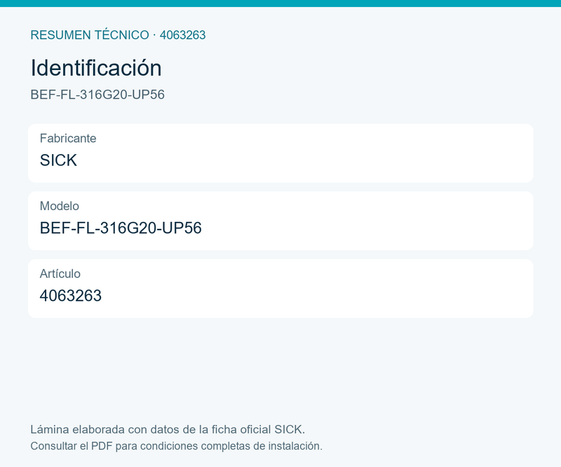 [Klever Portal:8102:40c96d10e598] SICK Racor de soldadura inoxidable, conexión G 2 - BEF-FL-316G20-UP56