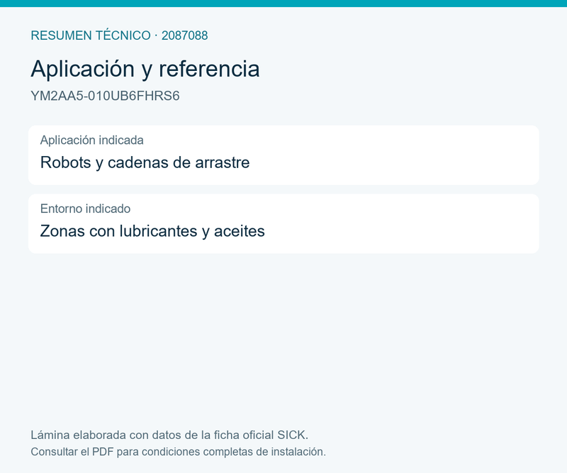[Klever Portal:8122:b8cd98e19e10] SICK Cable M12 macho de 5 pines a HR10 hembra de 6 polos, 1 m - YM2AA5-010UB6FHRS6