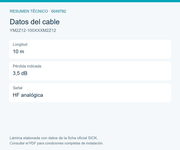 SICK Cable de antena TNC hembra a hembra, 10 m - YM2Z12-100XXXM2Z12