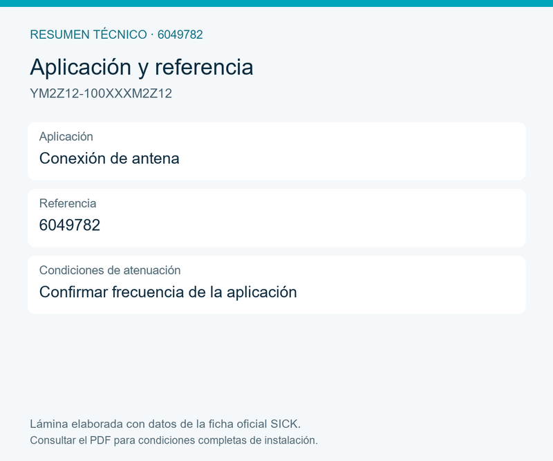 [Klever Portal:8142:1365869d1bca] SICK Cable de antena TNC hembra a hembra, 10 m - YM2Z12-100XXXM2Z12