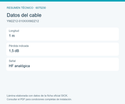 SICK Cable de antena TNC hembra a hembra, 1 m - YM2Z12-010XXXM2Z12