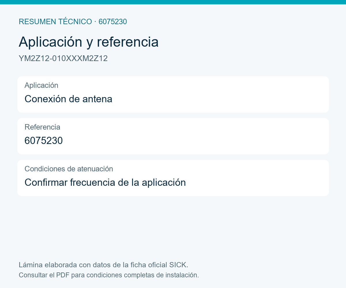 [Klever Portal:8147:fe444df60f13] SICK Cable de antena TNC hembra a hembra, 1 m - YM2Z12-010XXXM2Z12