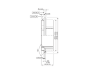 SICK Adaptador de brida para soporte de cojinete 2044591 - BEF-FA-036-050-019
