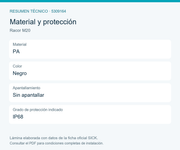 SICK Prensaestopas M20 para cable de 6 a 12 mm - Racor M20