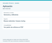 SICK Soporte universal para sensores y reflectores - BEF-KHS-N01