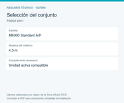 SICK Unidad pasiva de 4 haces para M4000 Standard A/P - PSD02-2301