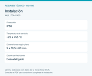 SICK Amplificador de fibra óptica con salida analógica - WLL170A-V430