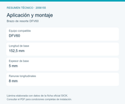 SICK Brazo de resorte y montaje para encoder DFV60 - Brazo de resorte DFV60
