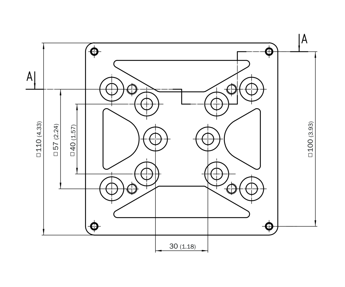 [Klever Portal:8275:262cfe3e502e] SICK Placa adaptadora VESA con material de montaje - Placa de sujeción VESA