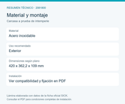 SICK Carcasa inoxidable de protección exterior para RFID - Carcasa a prueba de intemperie