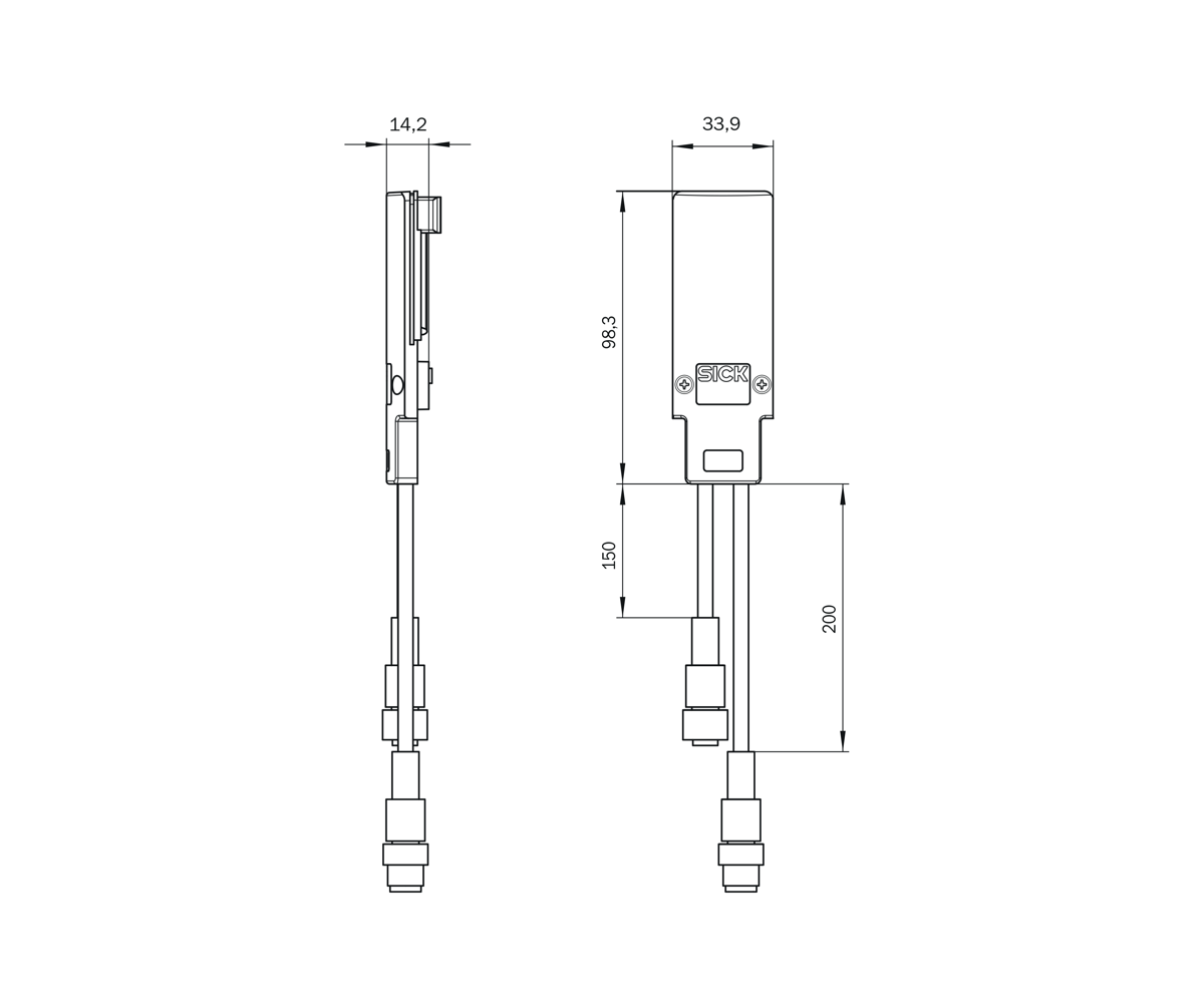 [Klever Portal:8321:53f8912a3b09] SICK Conector de sistema con ampliación para deTec y deTem - SP2-2300