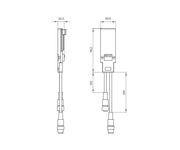 SICK Conector de sistema con ampliación para deTec y deTem - SP2-2300