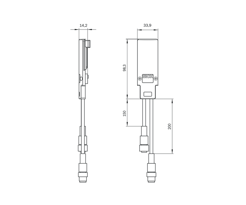 [Klever Portal:8321:53f8912a3b09] SICK Conector de sistema con ampliación para deTec y deTem - SP2-2300